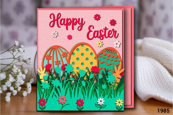 Download Happy Easter Egg Garden Card SVG 1985 - Garden card svg Collection