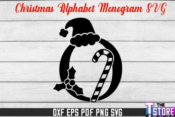 Download Christmas Alphabet Monogram SVG Design - Premium Resources