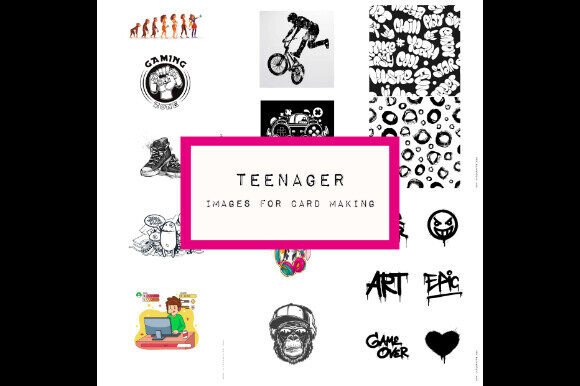 Download TEENAGER Images for Paper Crafting - Craft Collection