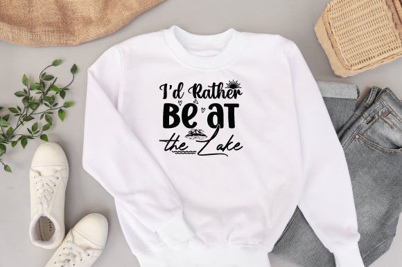 Download I'd Rather Be at the Lake Svg Design - I'd rather be at the lake Collection