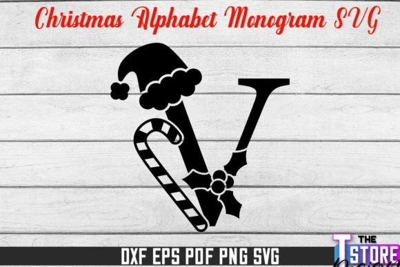 Download Christmas Alphabet Monogram SVG Design - Alphabet monogram svg Collection