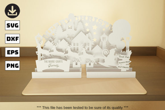 Download Christmas Village 3d Paper Craft - Craft Collection