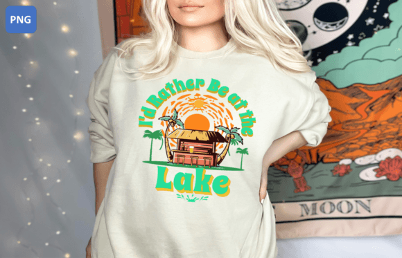 Download I'd Rather Be at the Lake Cottage Boatin - Premium Resources