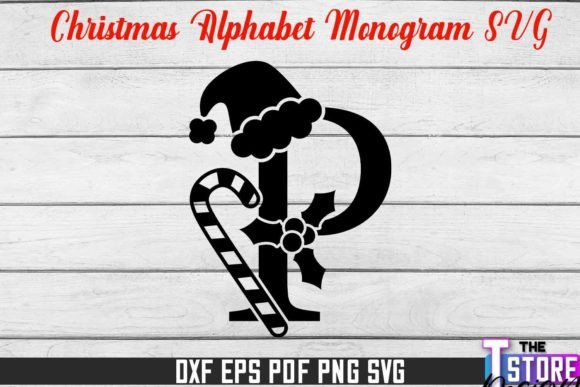Download Christmas Alphabet Monogram SVG Design - Premium Resources
