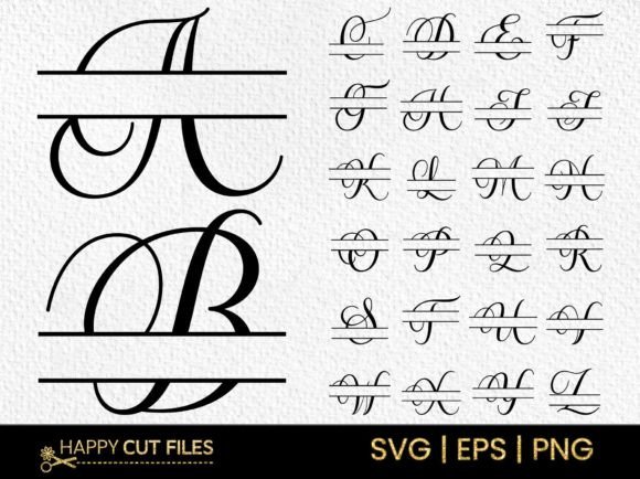 Download Calligraphy Font Alphabet Monogram Svg - Alphabet monogram svg Collection