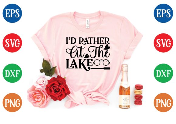 Download I’d Rather Be at the Lake Svg - Premium Resources