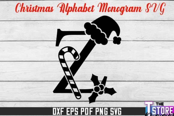 Download Christmas Alphabet Monogram SVG Design - Alphabet monogram svg Collection