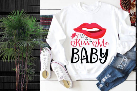 Download Kiss Me Baby SVG Design - Premium Resources