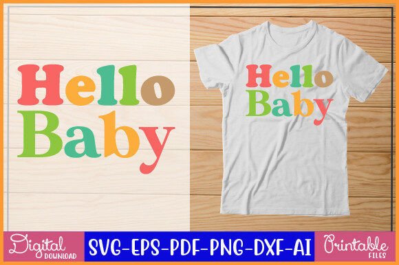 Download Hello Baby Svg Design - Baby svg design Collection