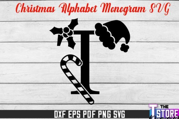 Download Christmas Alphabet Monogram SVG Design - Alphabet monogram svg Collection
