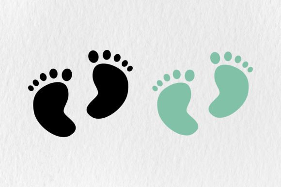 Download Baby Feet Craft Design Silhouette - Craft Collection
